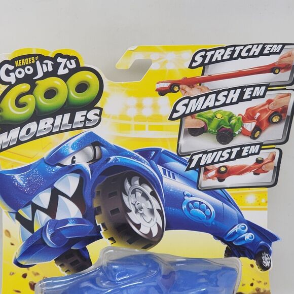Goo Jit Zu Squishable Car Smash Thrash Toy Vehicle Ride Blue Collector Item - Picture 4 of 9